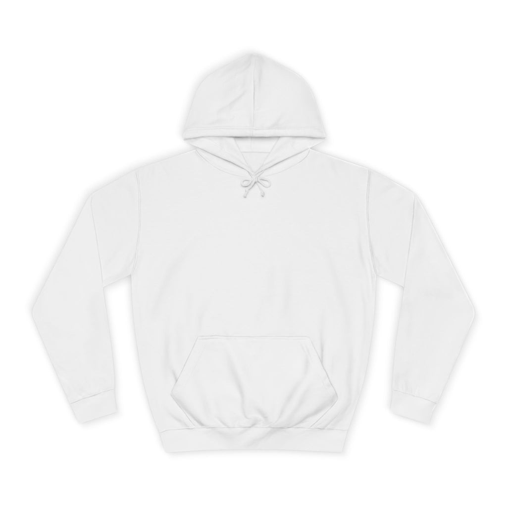 College Hoodie — "Two Sides One Future" Dove Flag Backprint (Peaceful Unity)
